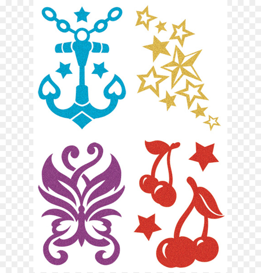 Tatouage，Paillettes PNG