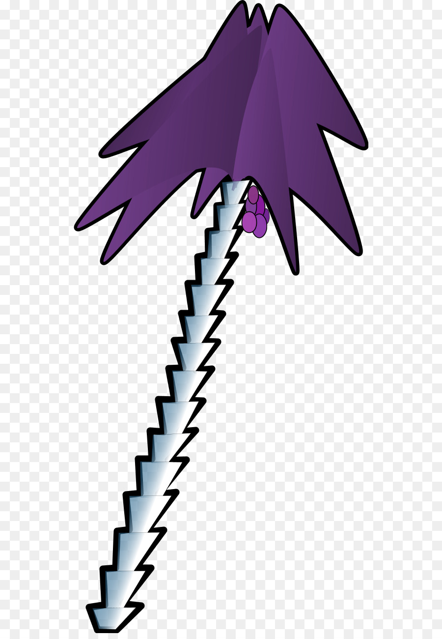 Palmier Violet，Dessin Animé PNG