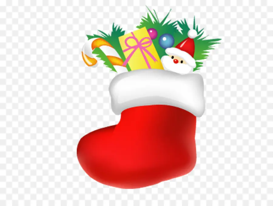 Bas De Noël，Cadeau PNG