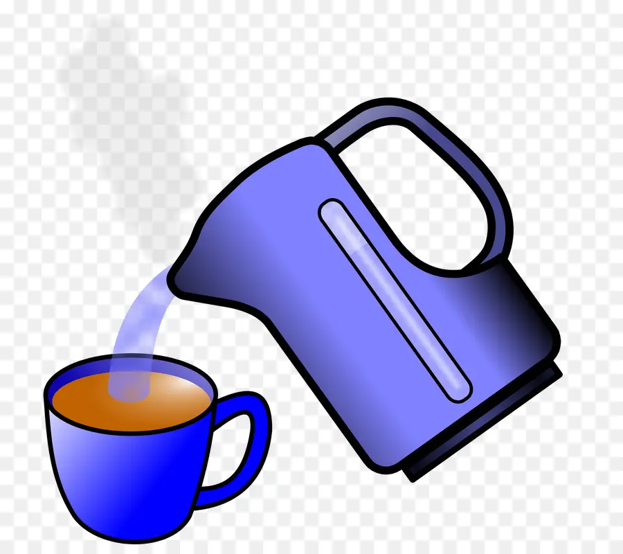 Verser Une Bouilloire，Tasse PNG