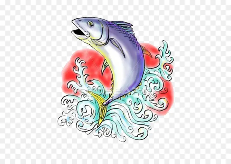 Poisson Sauteur，Eau PNG