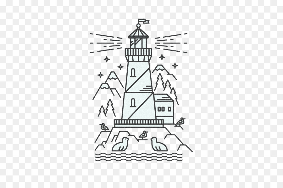 Illustration Du Phare，Phare PNG