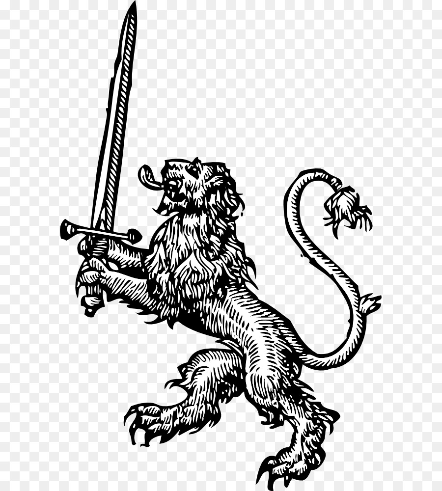 Lion，L épée PNG