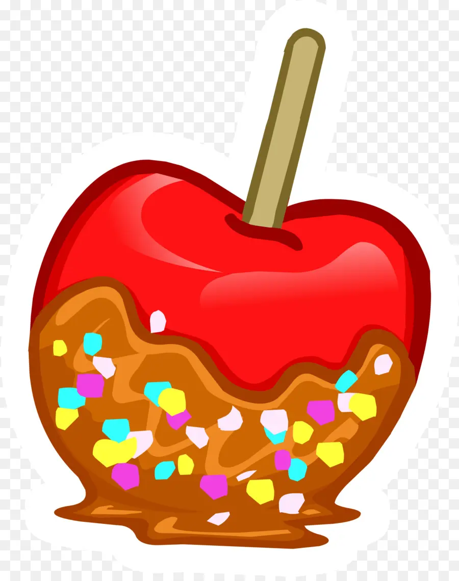 Candy Pomme，Pomme Au Caramel PNG