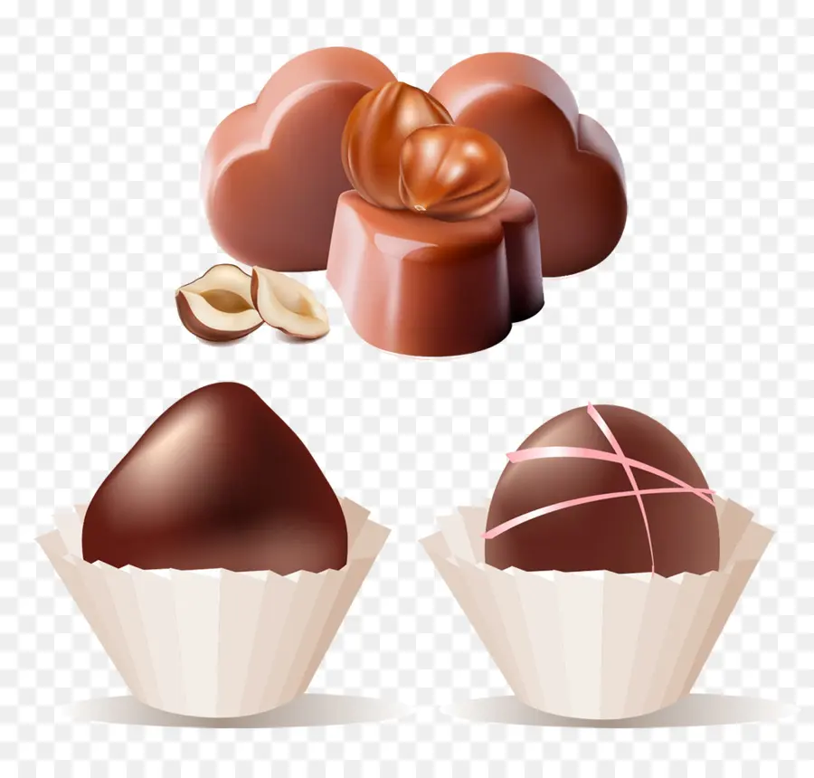 Truffe Au Chocolat，Barre De Chocolat PNG