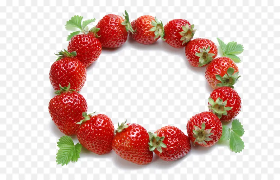 Couronne De Fraises，Cercle PNG