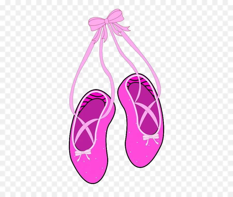 Chaussures De Ballet Suspendues，Rose PNG