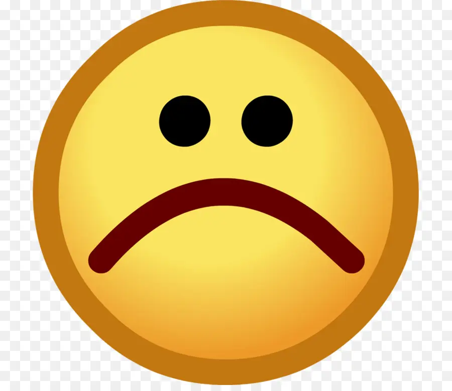 Emoji Triste，Affronter PNG