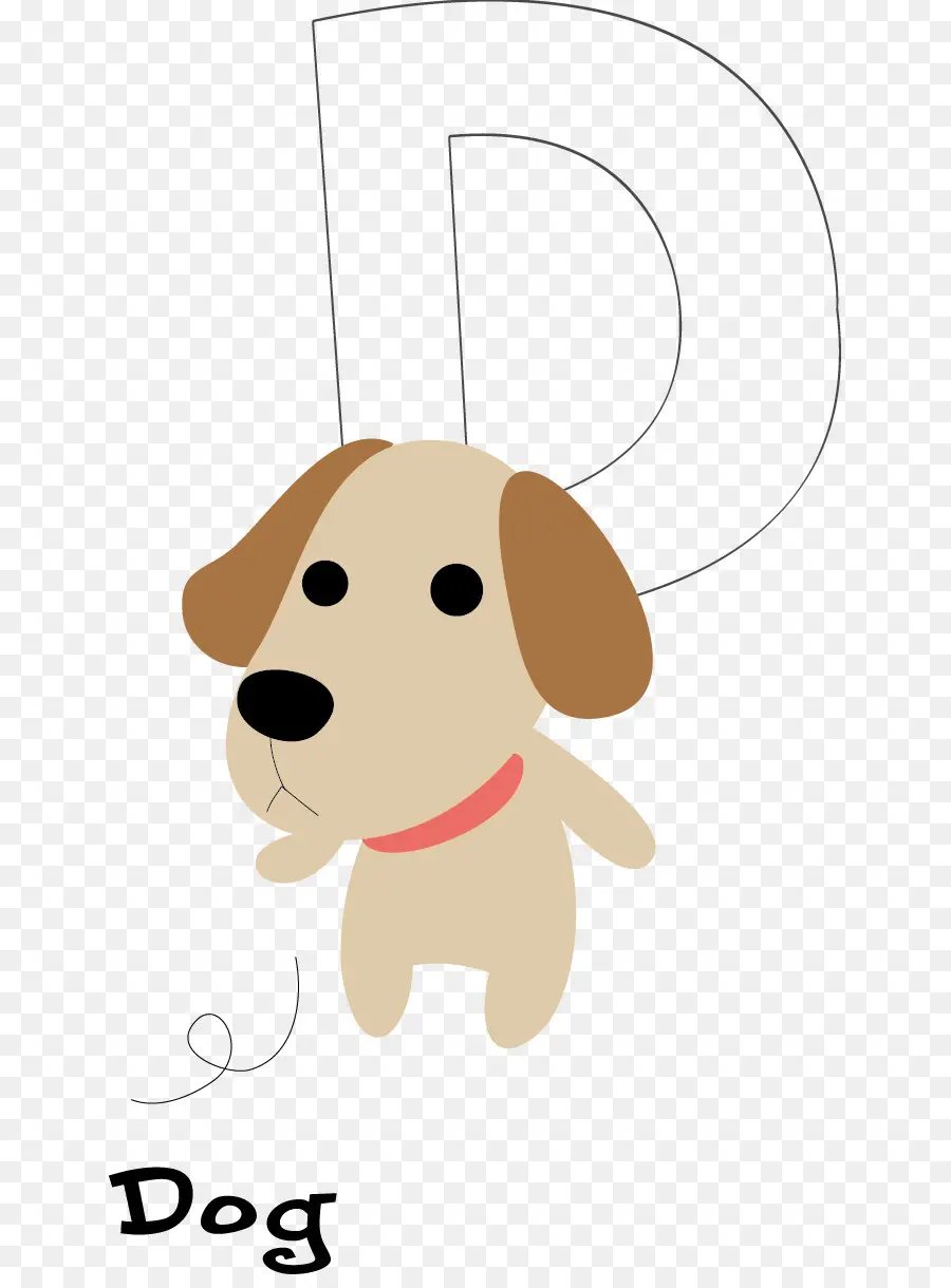 Chien De Dessin Animé，Lettre D PNG