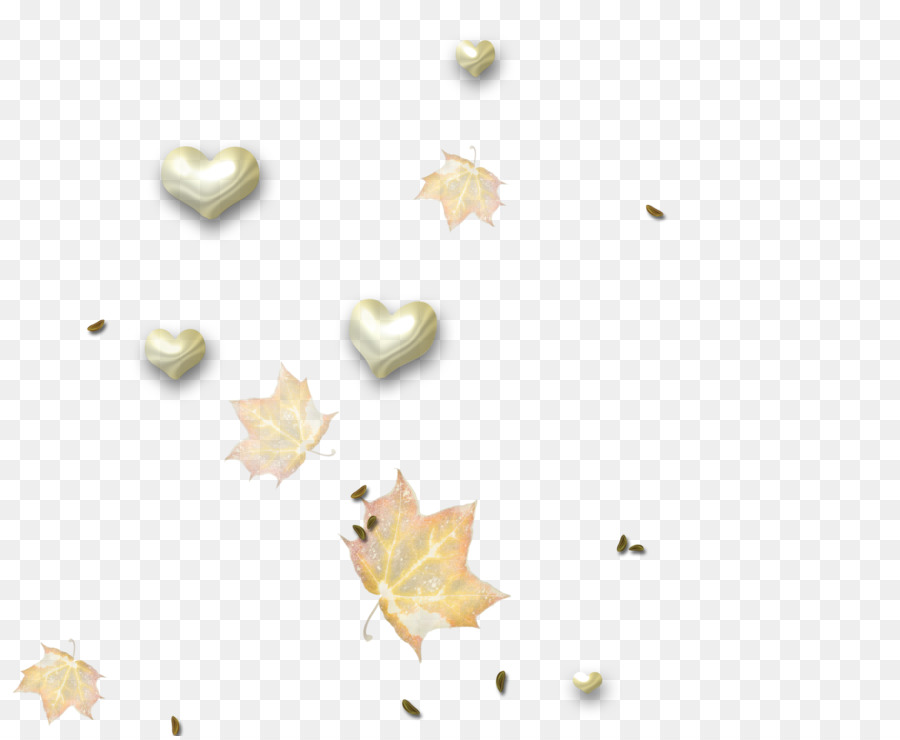 Coeurs Et Feuilles，Automne PNG