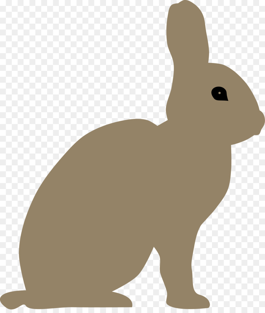 Silhouette De Lapin，Lapin PNG