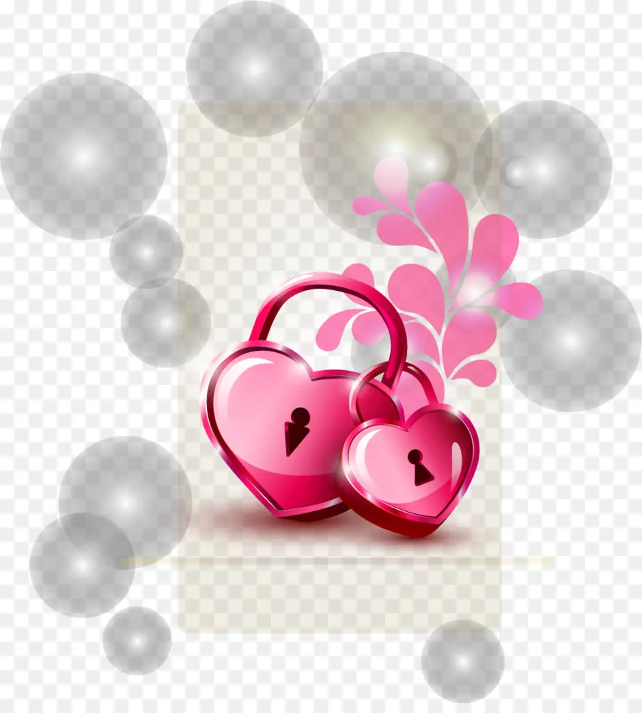 Serrures Cardiaques，Rose PNG