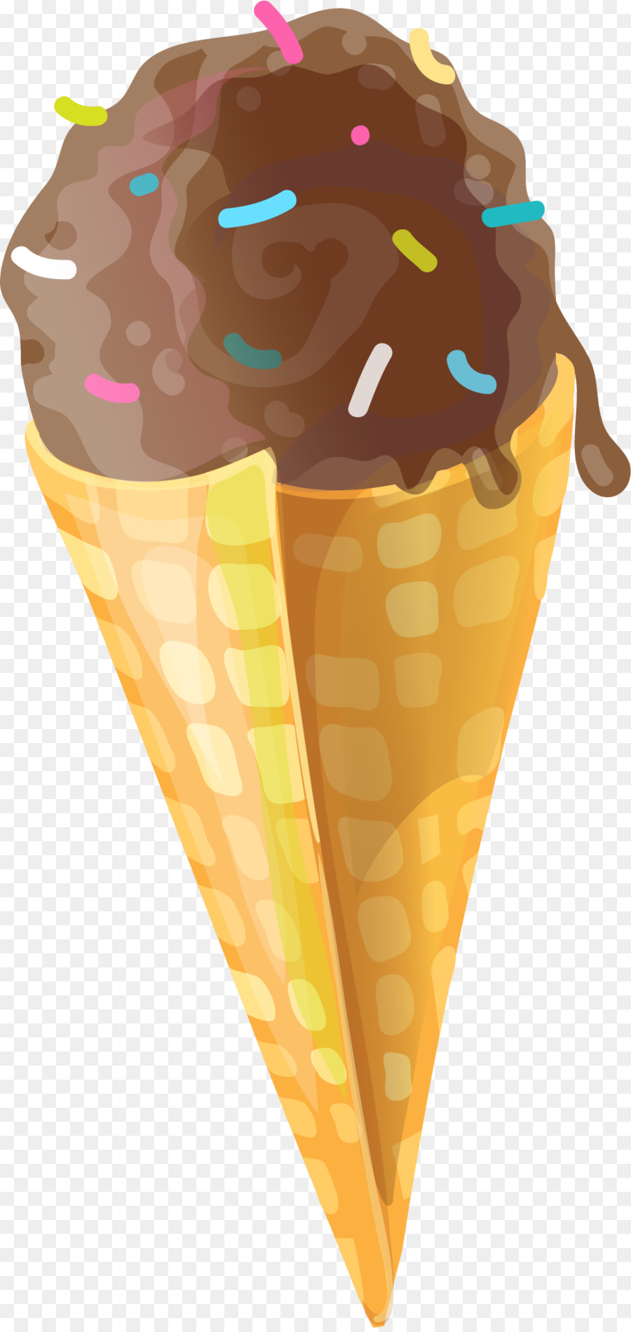 Cornet De Glace，Dessert PNG