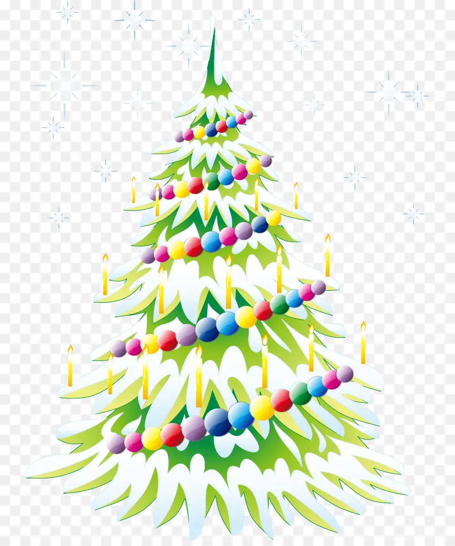 Arbre De Noël Décoré，Ornements PNG