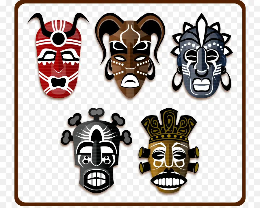 Masques Tribaux，Tribal PNG