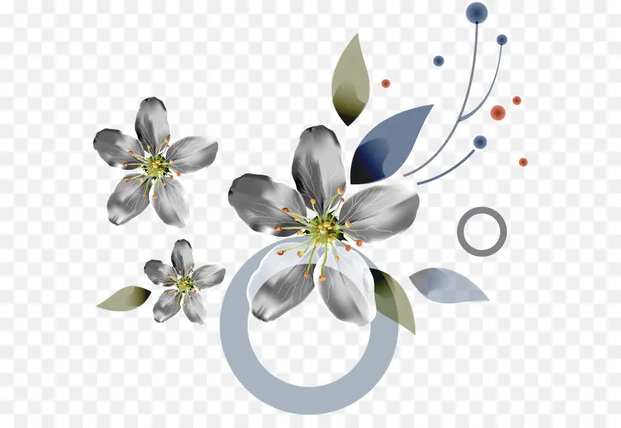 Fleurs，Feuilles PNG