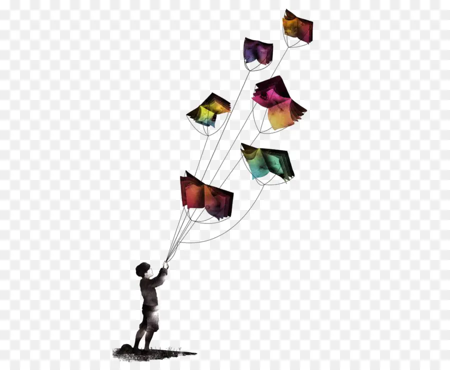 Des Livres Comme Des Cerfs Volants，Cerfs Volants PNG