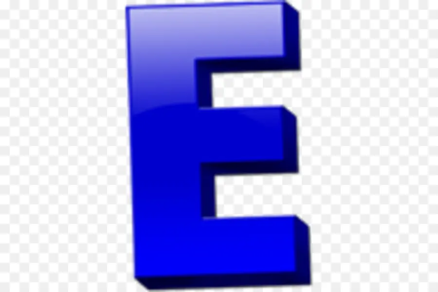 Bleu E，Alphabet PNG