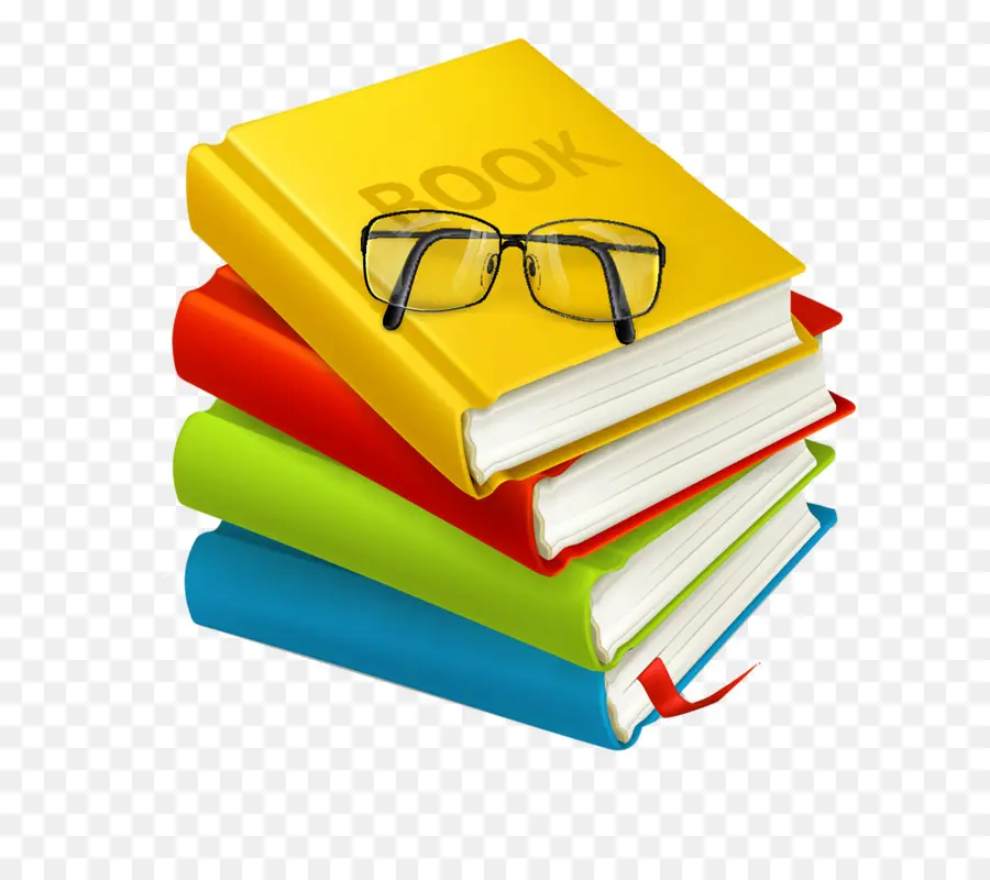 Pile De Livres，Lunettes PNG