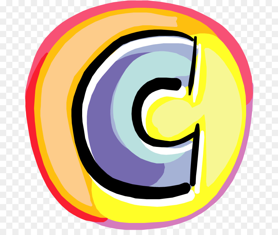 Lettre C，Coloré PNG