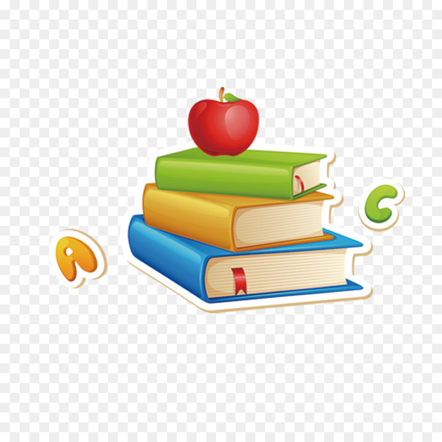 Les Livres Et Apple，Livres PNG