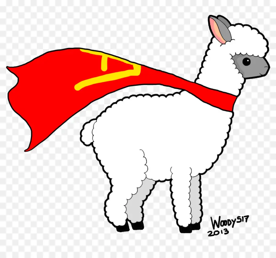 Lama Super Héros，Cap PNG