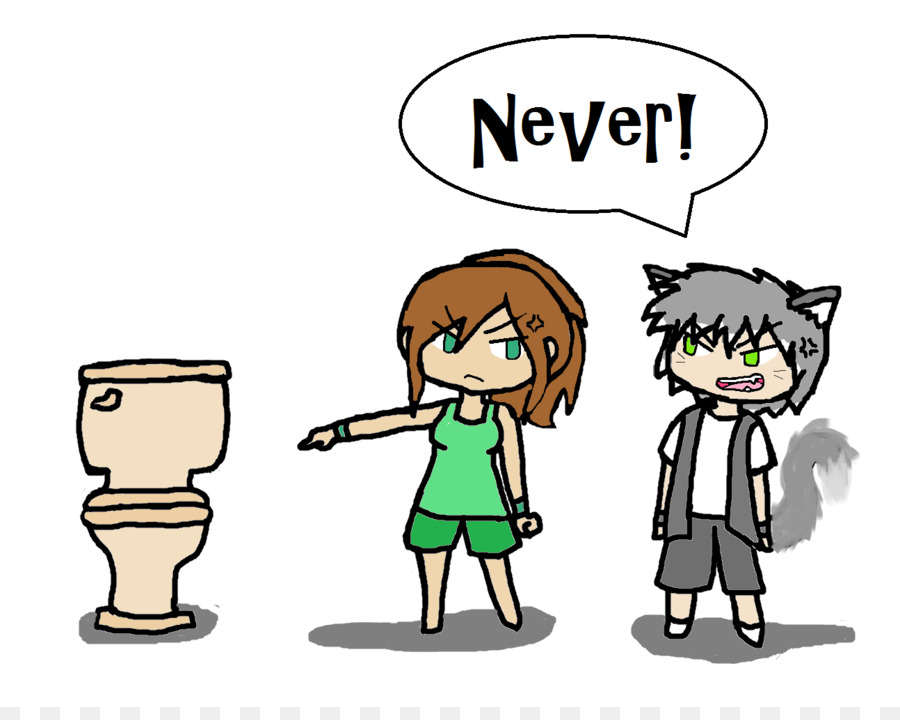 Personnages De Dessins Animés，Toilettes PNG