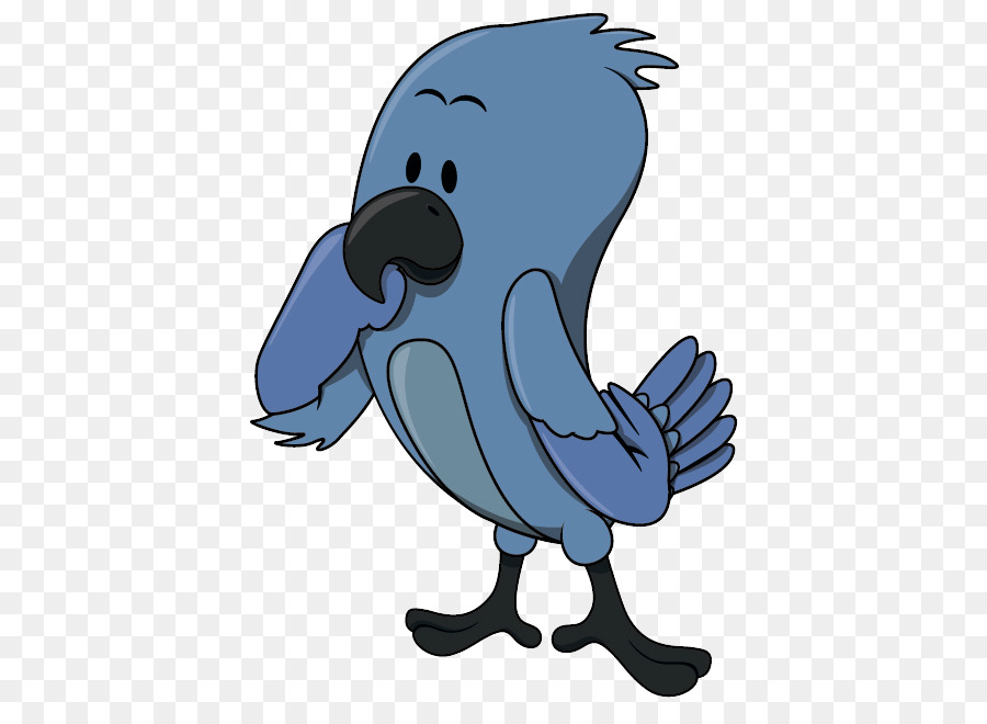 Oiseau De Dessin Animé Bleu，Oiseau PNG