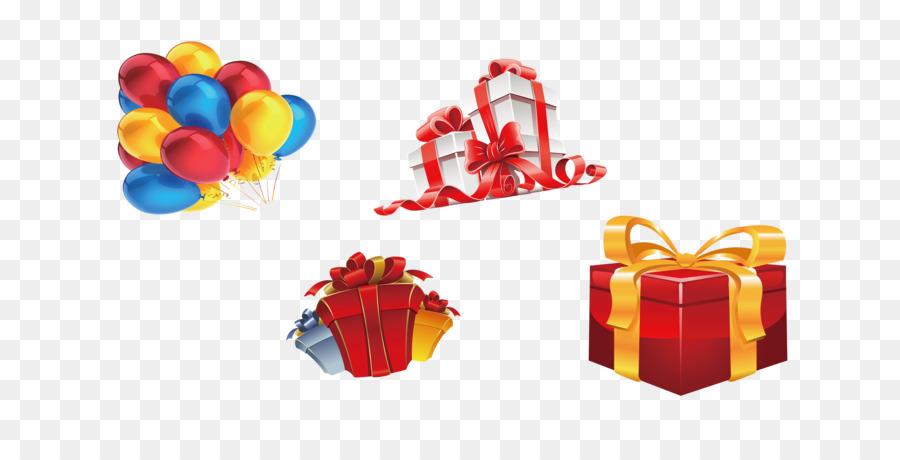 Cadeaux，Ballons PNG