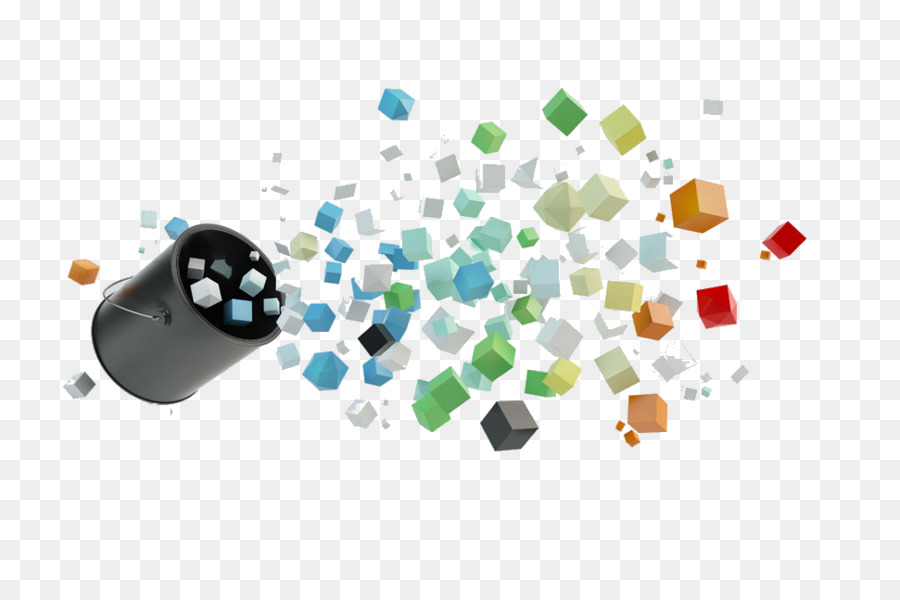 Cubes Colorés，Cubes PNG