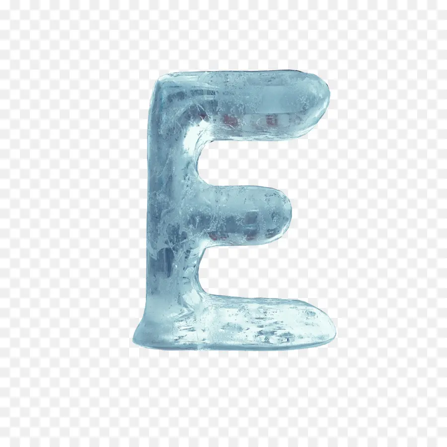 Lettre De Glace F，Lettre PNG