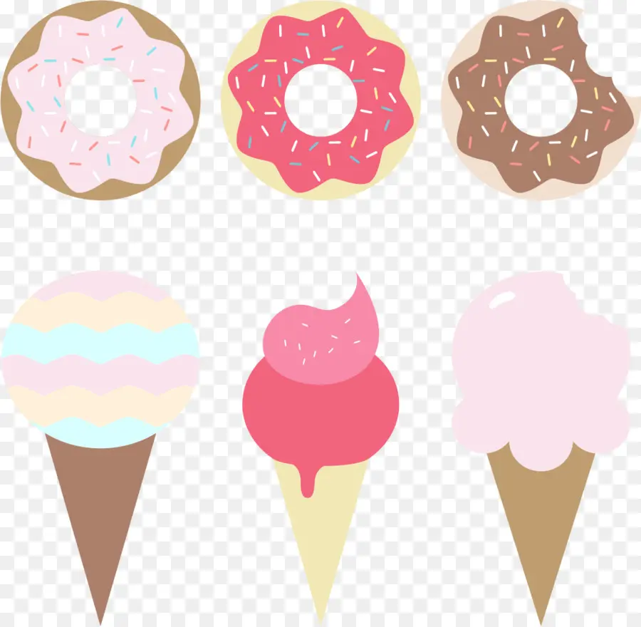 Glace，Beignets PNG
