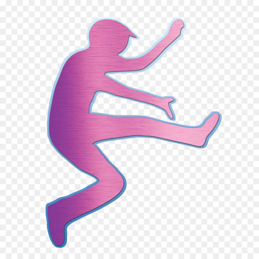 Saut Silhouette，Personne PNG