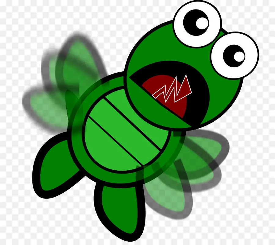 Tortue Verte De Dessin Animé，Dessin Animé PNG