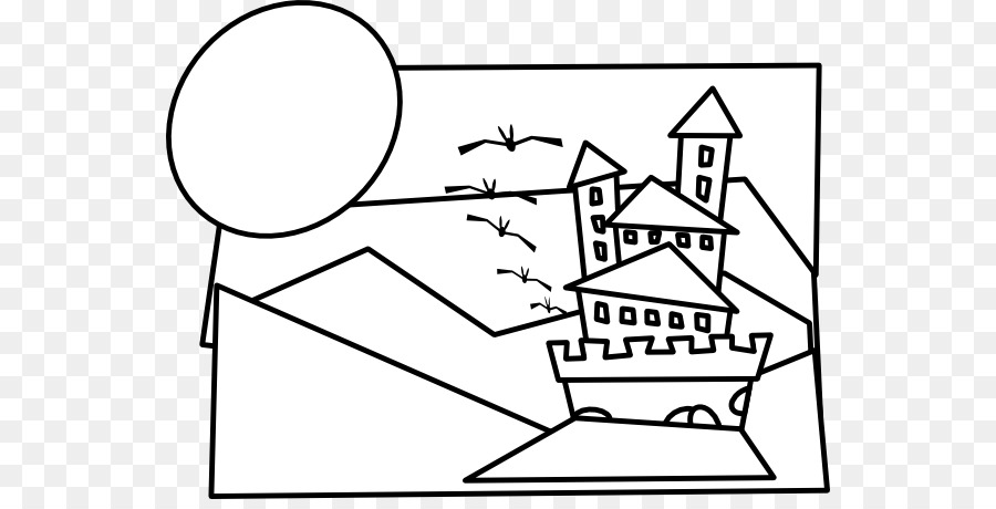 Château，Dessin Animé PNG