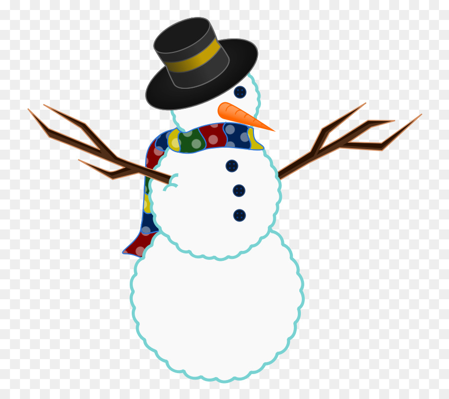 Bonhomme De Neige，Foulard PNG