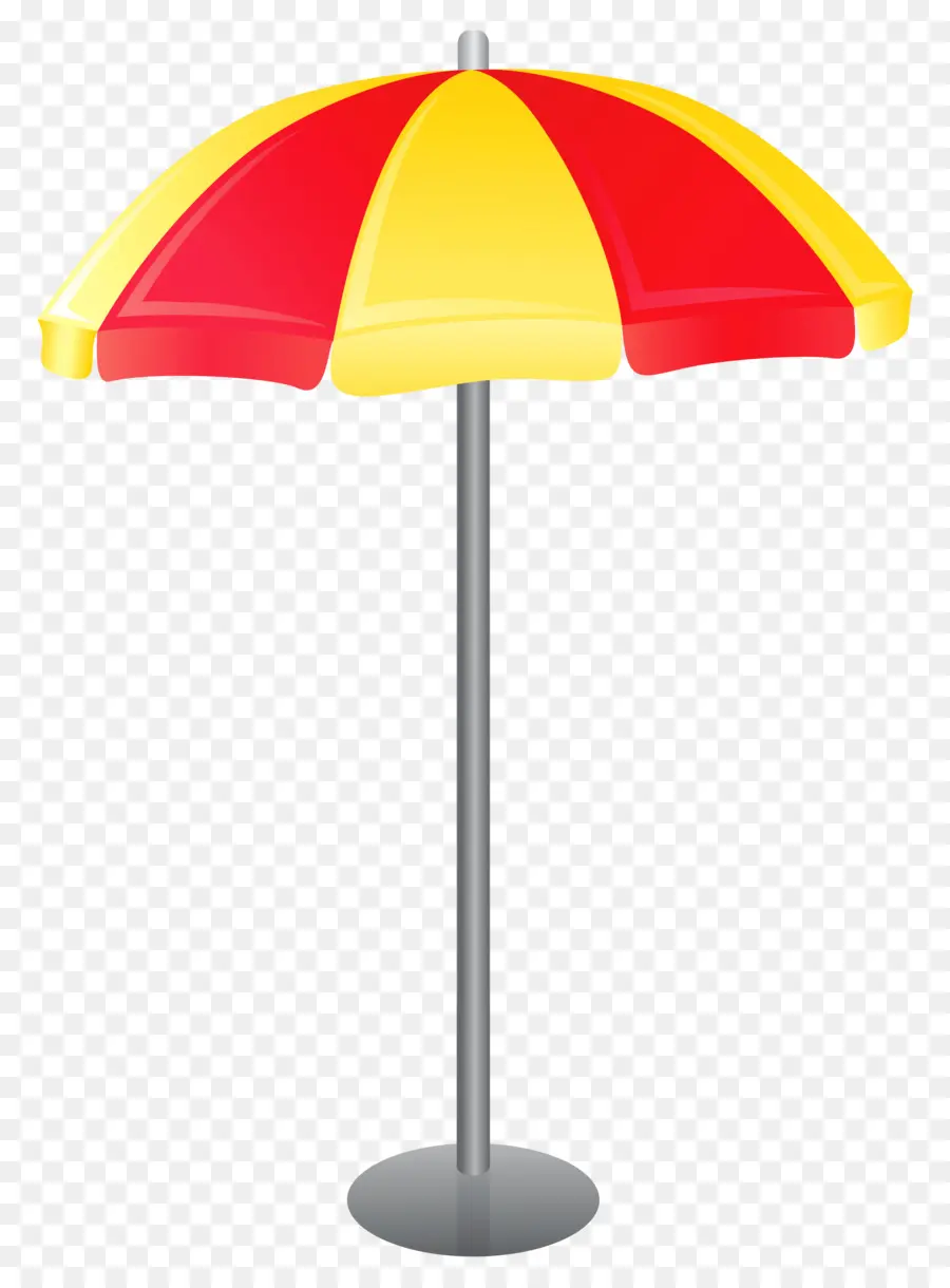 Parapluie Rouge Et Jaune，Parasol PNG