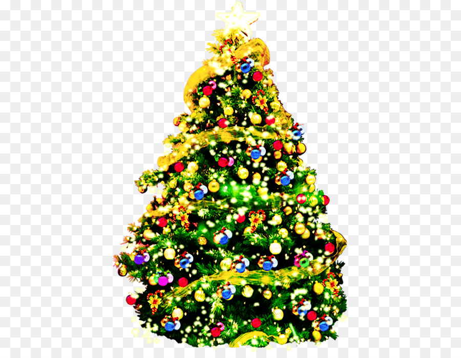 Arbre De Noël，Décorations PNG