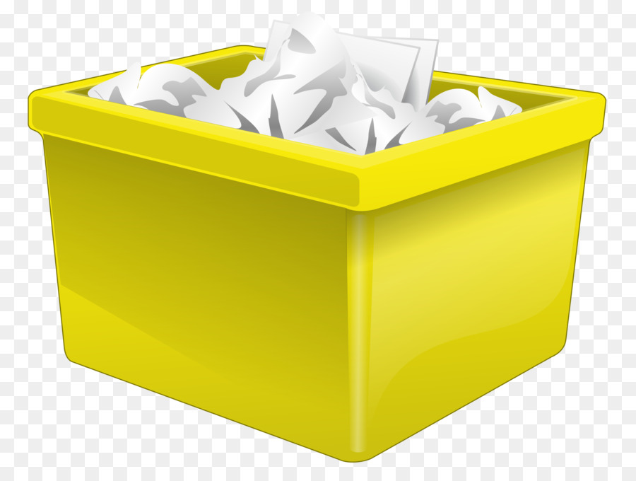 Poubelle Jaune，Déchets PNG