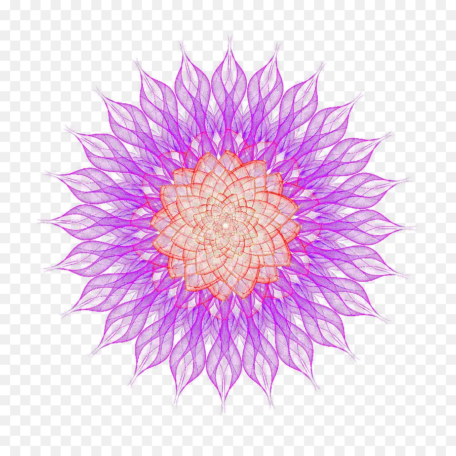 Mandala Coloré，Modèle PNG