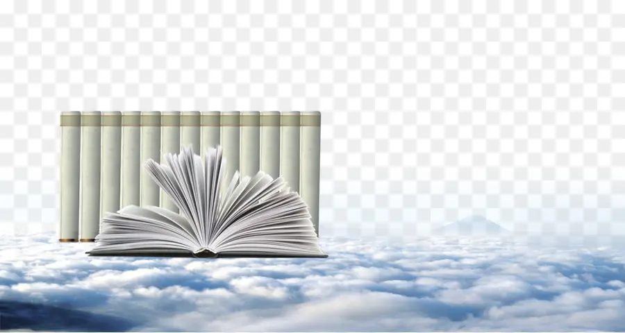 Livres Sur Les Nuages，Livre Ouvert PNG