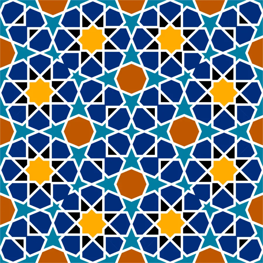 Schémas Géométriques Islamiques，Architecture Islamique PNG