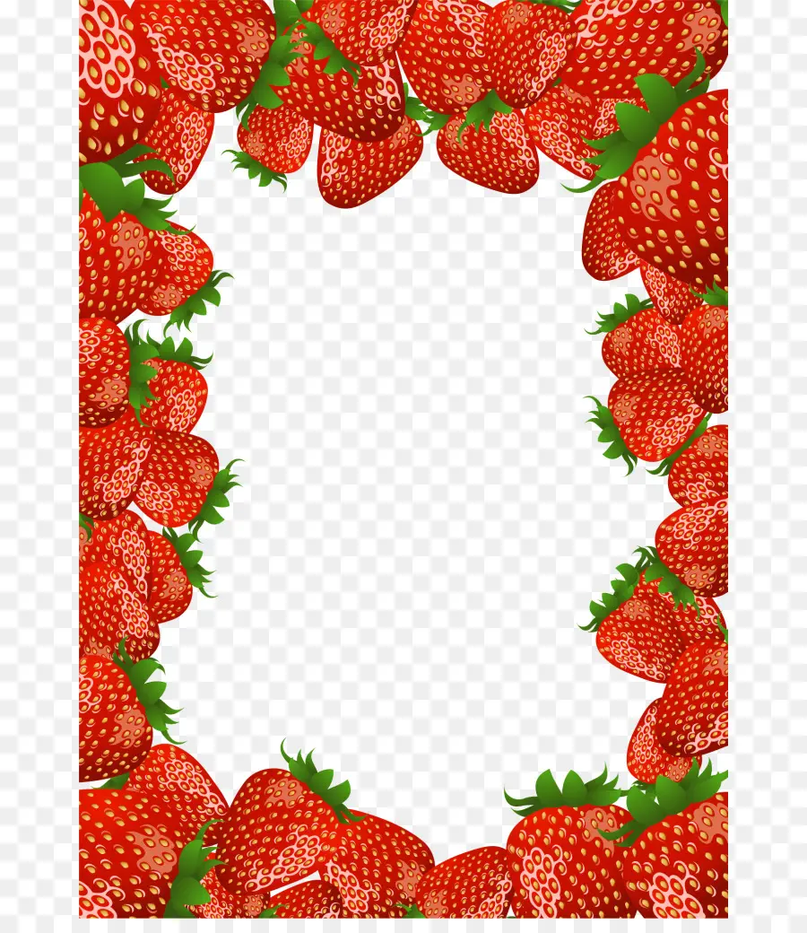 Cadre Fraise，Fruit PNG