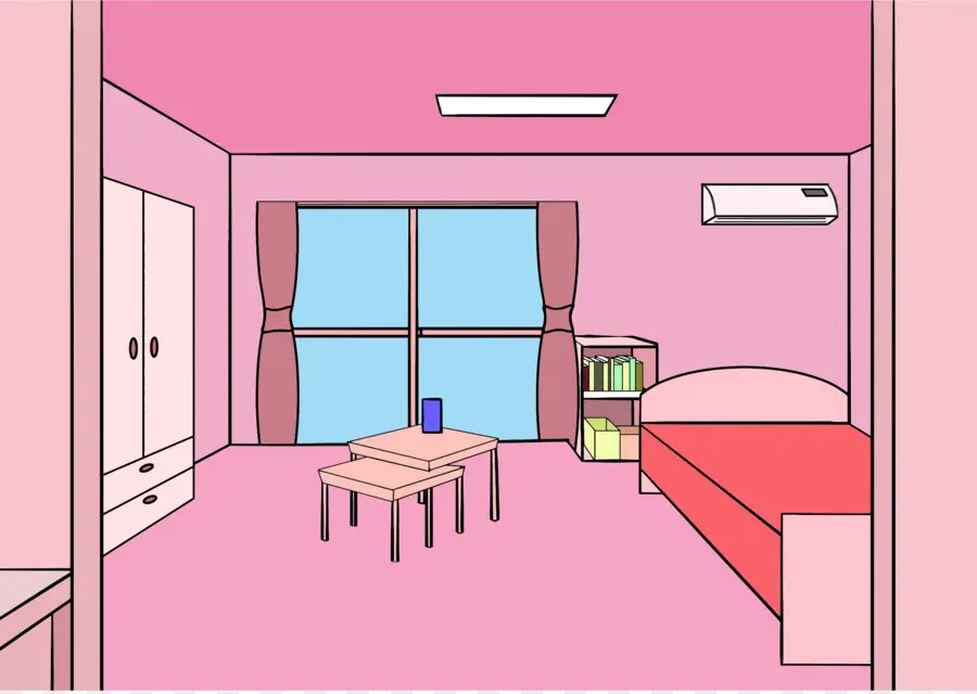 Chambre Rose，Meubles PNG