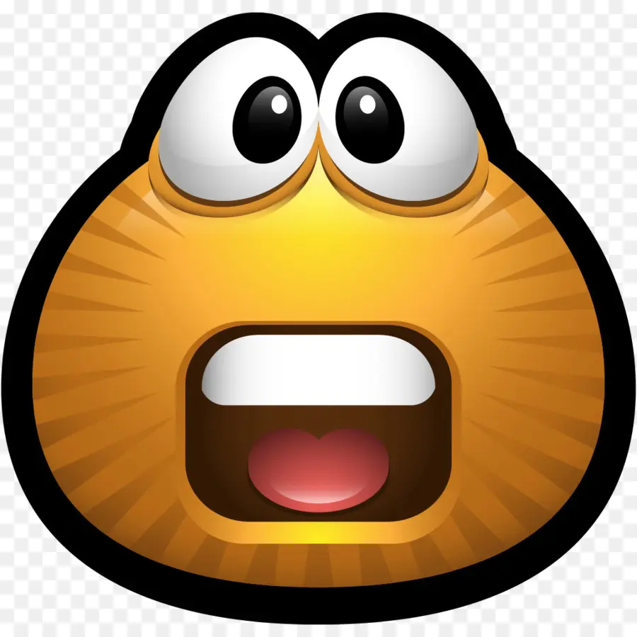 Emoji Surpris，Affronter PNG