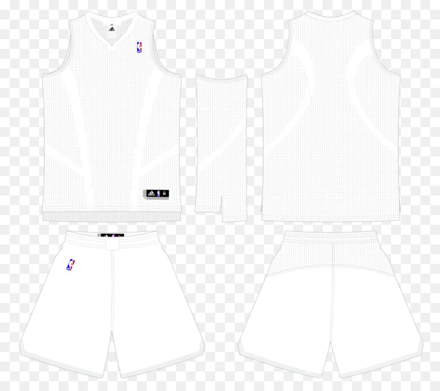 Uniforme De Basket Blanc，Jersey PNG