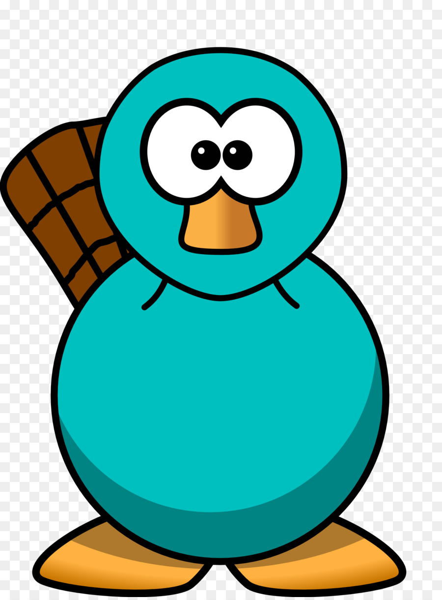 Ornithorynque Bleu，Dessin Animé PNG