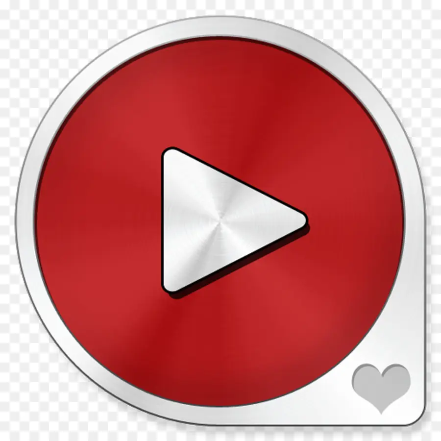 Bouton De Lecture，Rouge PNG