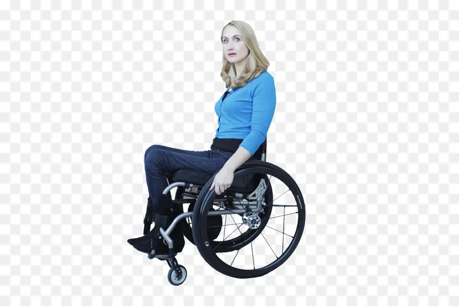 Femme En Fauteuil Roulant，Invalidité PNG