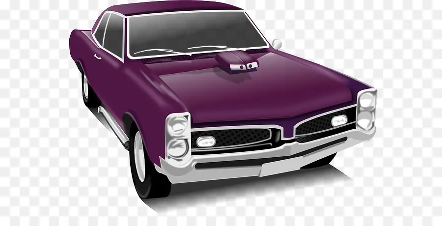 Voiture Classique，Violet PNG